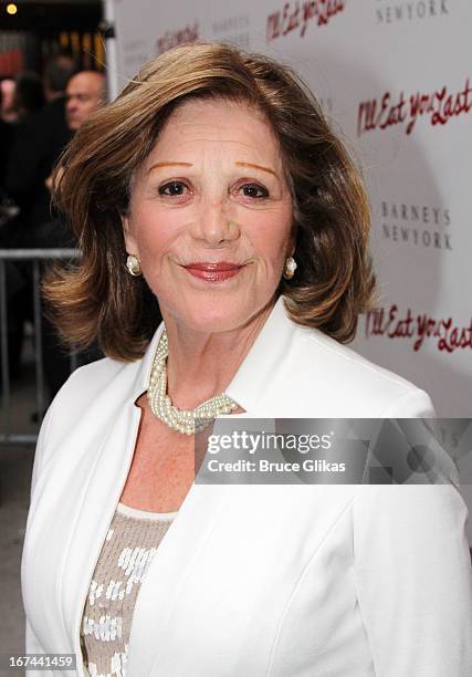 Linda Lavin attends the "I'll Eat You Last: A Chat With Sue Mengers" Broadway opening night at The Booth Theater on April 24, 2013 in New York City.
