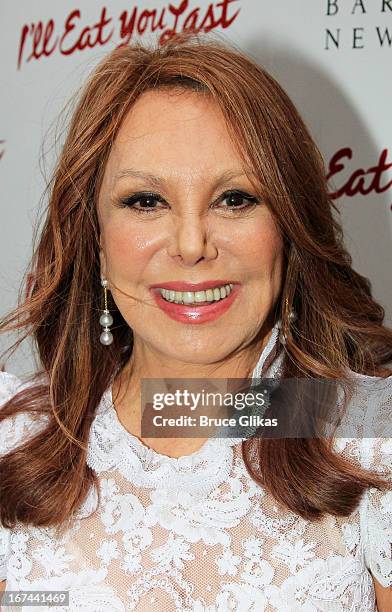 Marlo Thomas attends the "I'll Eat You Last: A Chat With Sue Mengers" Broadway opening night at The Booth Theater on April 24, 2013 in New York City.