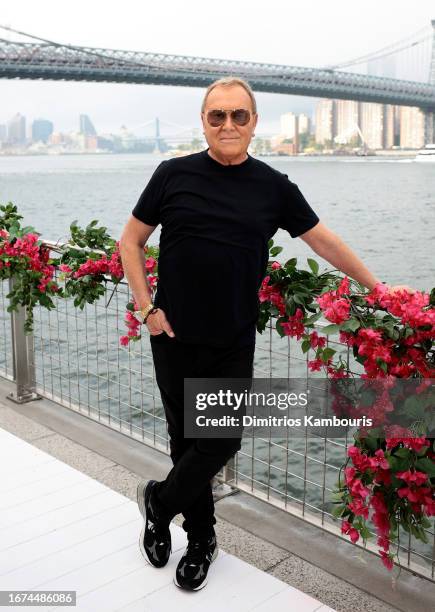 Designer Michael Kors attends the Michael Kors Collection Spring/Summer 2024 Runway Show at Domino Park on September 11, 2023 in Brooklyn, New York.