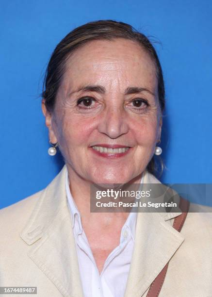 Dominique Blanc attends the "Tapie" Netflix Premiere at UGC Normandie on September 11, 2023 in Paris, France.