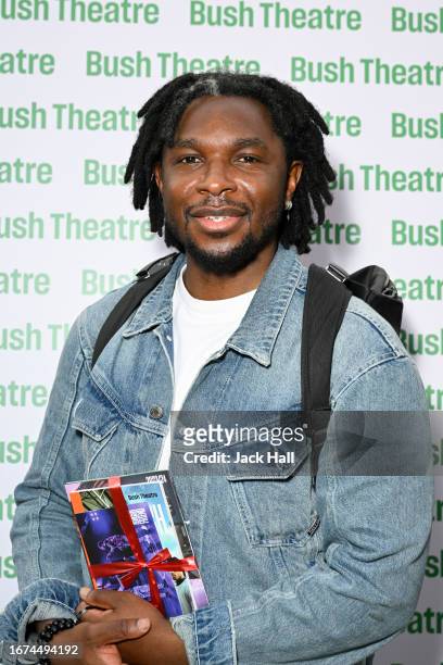 Yomi Sode attends the "Red Pitch" Press Night at Bush Theatre on September 11, 2023 in London, England.