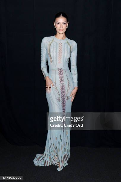 Laysla De Oliveira attends the Altuzarra fashion show during New York Fashion Week The Shows at New York Public Library on September 11, 2023 in New...
