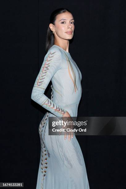 Laysla De Oliveira attends the Altuzarra fashion show during New York Fashion Week The Shows at New York Public Library on September 11, 2023 in New...