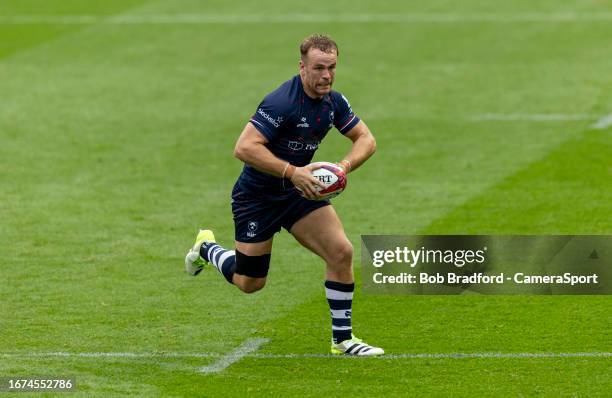 Bristol Bears' Callum Sheedy during the Premiership Rugby Cup Round 2 Pool D match between Bristol Bears and Ealing Trailfinders at Ashton Gate on...