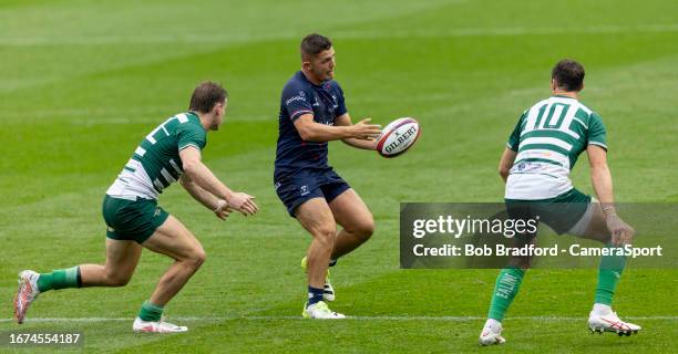 Bristol Bears' Callum Sheedy in action during the Premiership Rugby Cup Round 2 Pool D match between Bristol Bears and Ealing Trailfinders at Ashton...