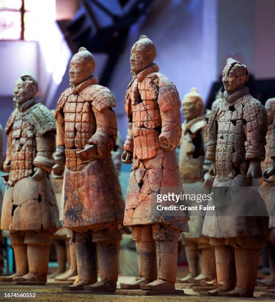 terracotta solider. - museum of military history stock pictures, royalty-free photos & images