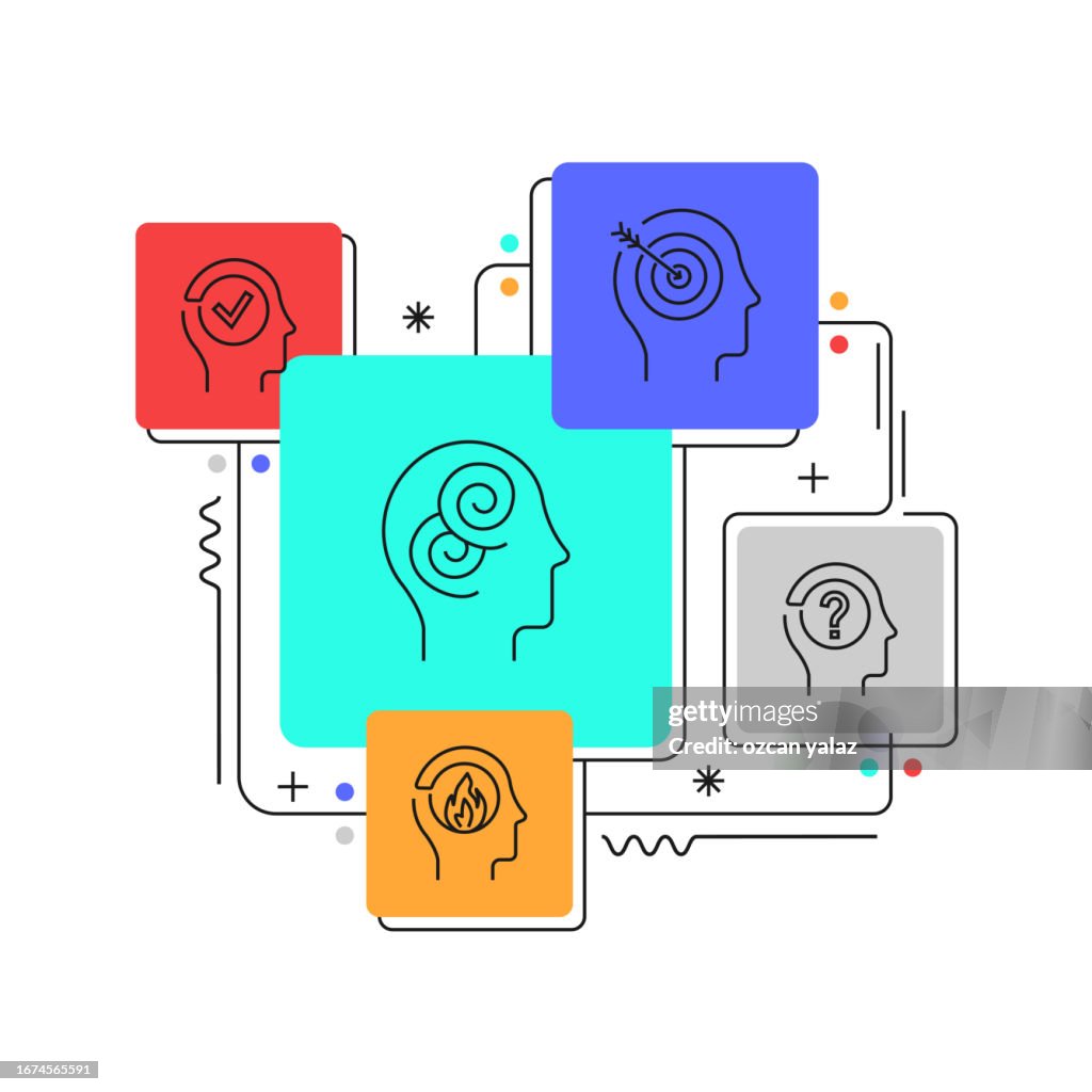 Helth Related Vector Mental Health Related Vector Banner Design Concept Global Multisphere ...