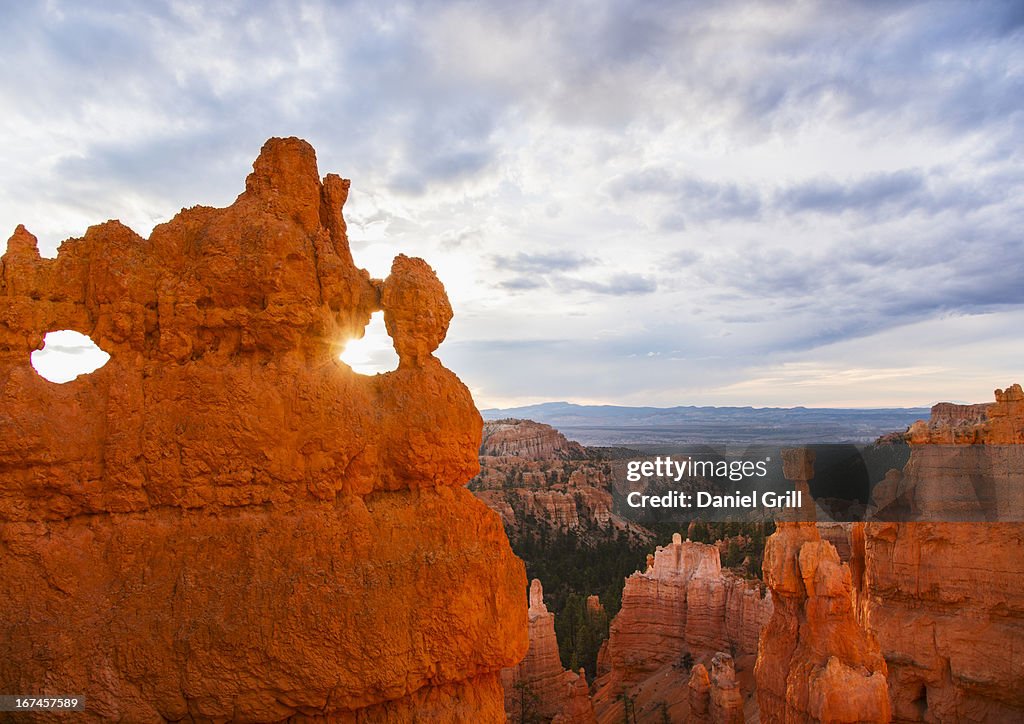 USA, Utah, Bryce Canyon, Landscape with cliffs