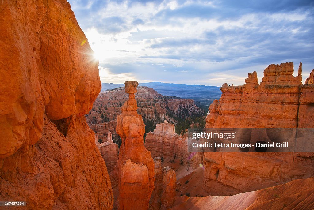 USA, Utah, Bryce Canyon, Landscape with cliff