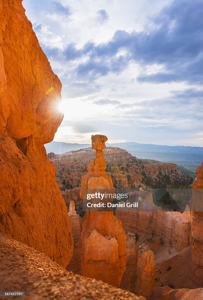 USA, Utah, Bryce Canyon, Landscape with cliff