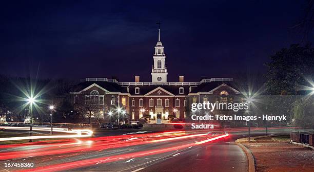 usa, delaware, dover, state capitol building - delaware us state 個照片及圖片檔