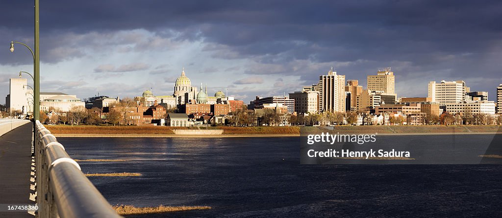 USA, Pennsylvania, Harrisburg, cityscape