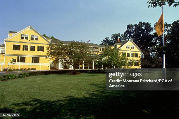 The clubhouse at The Country Club taken during the 1999 Ryder Cup in Brookline, Massachutsetts, Saturday, September 25, 1999. .