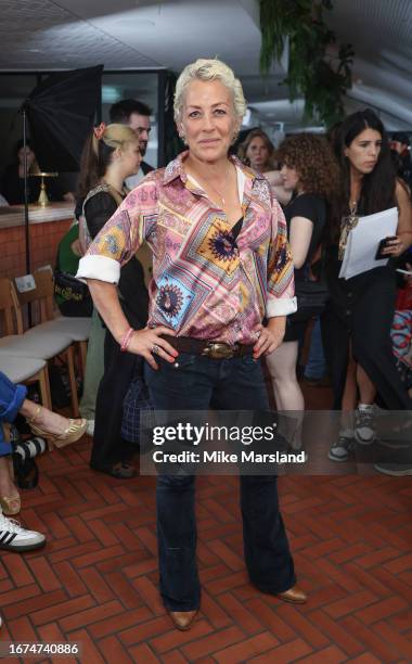 Sarah Beeny at the VIN + OMI "OMNIA" Show at 100 Shoreditch on September 11, 2023 in London, England.