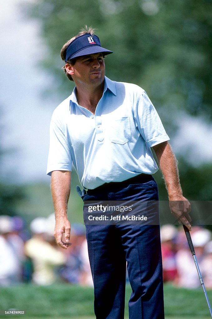 Lanny Wadkins during the 67th PGA Championship held at Cherry Hills Country Club in Englewood, Colorado. August 8-11, 1985. (Photograph by The PGA of America).