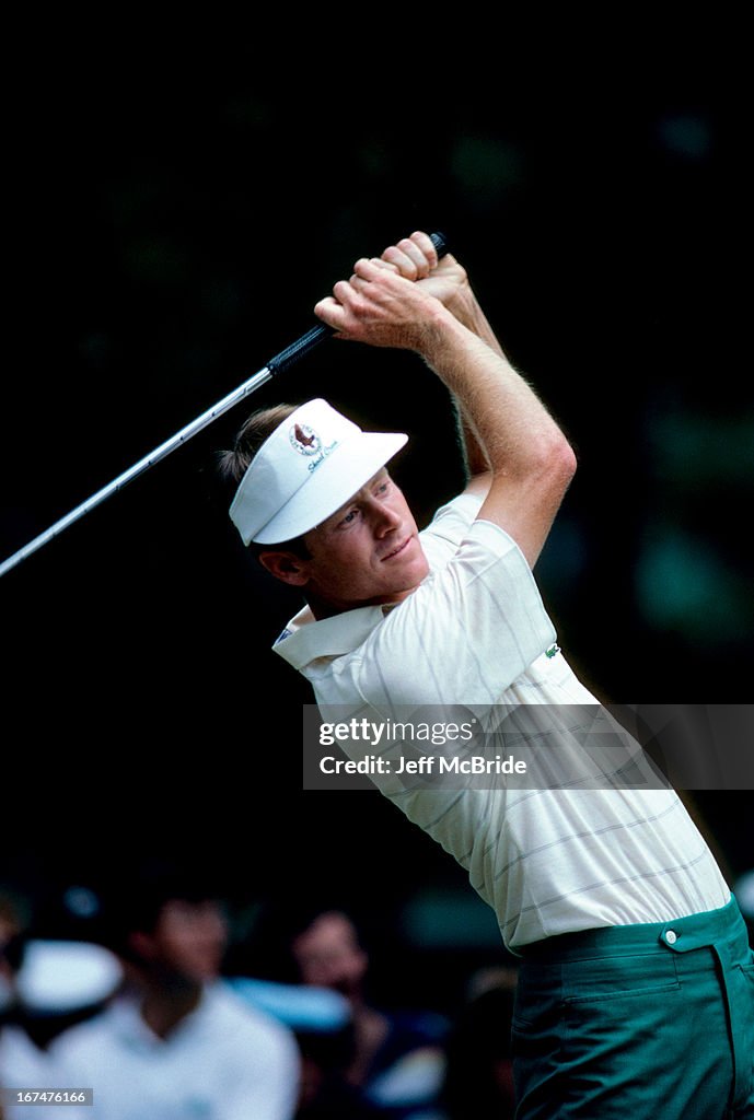 Mike Reed Run Around Mike Reid during the 66th PGA Championship held at Shoal Creek... News ...