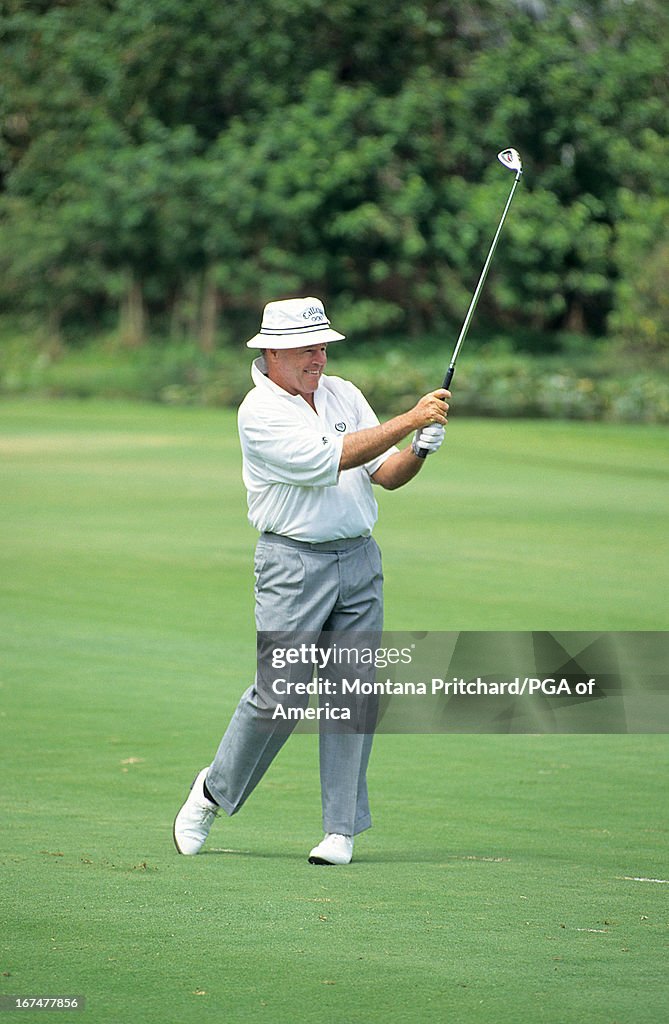 Jim Colbert during the 56th Senior PGA Championship held at the PGA National Golf Club in Palm Beach Gardens, Florida. April 13-16, 1995. (photograph by The PGA of America).