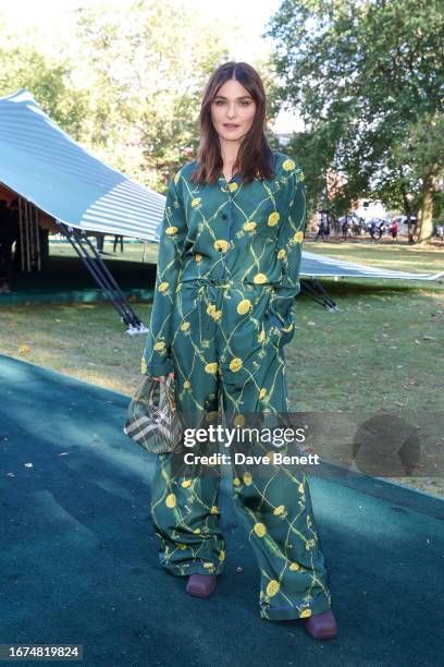 Rachel Weisz attends the Burberry Spring Summer 2024 show during London Fashion Week on September 18, 2023 in London, England.