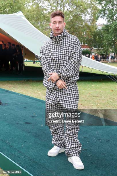 Barry Keoghan attends the Burberry Spring Summer 2024 show during London Fashion Week on September 18, 2023 in London, England.