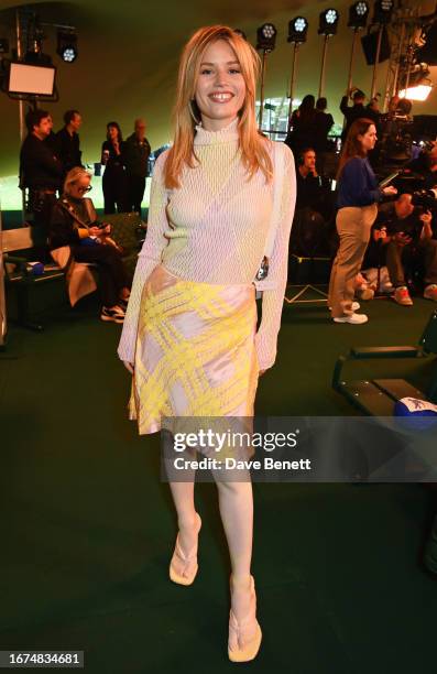 Georgia May Jagger attends the Burberry Spring Summer 2024 show during London Fashion Week on September 18, 2023 in London, England.