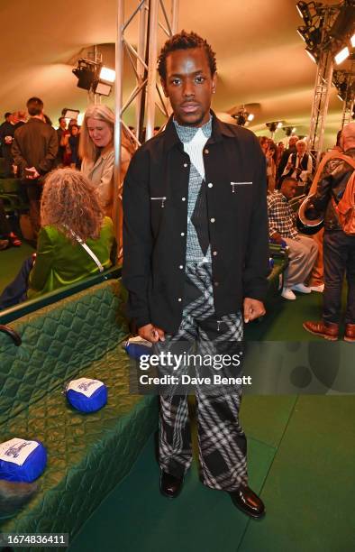 Micheal Ward attends the Burberry Spring Summer 2024 show during London Fashion Week on September 18, 2023 in London, England.