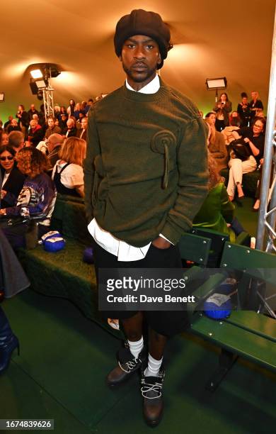 Skepta attends the Burberry Spring Summer 2024 show during London Fashion Week on September 18, 2023 in London, England.