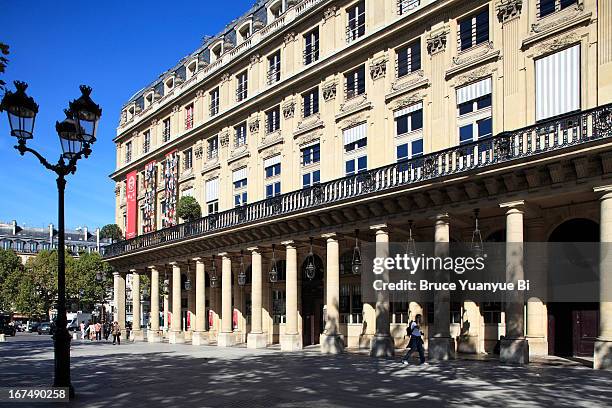 comedie francaise or french theater - palais royal stock pictures, royalty-free photos & images