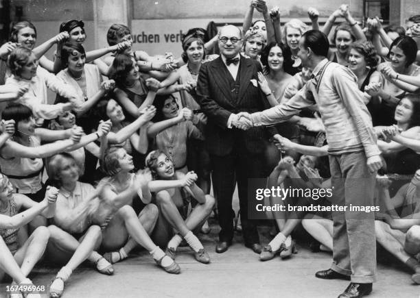 Stage director and founder of Berlin's large equipment Revue in Berlin Admiralspalast Hermann Haller on his 60th Birthday. 24th November 1931....