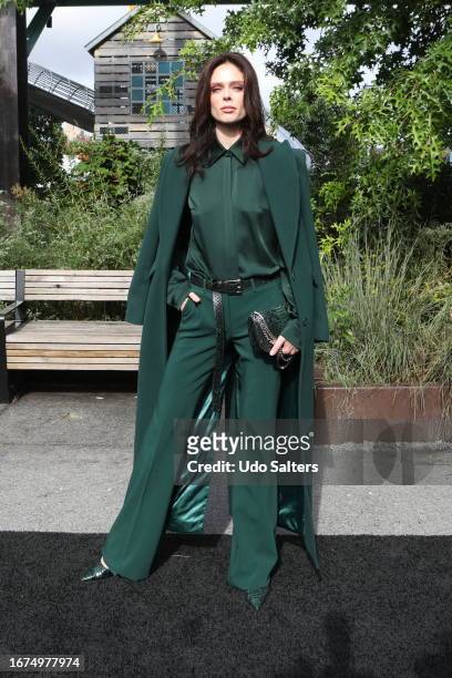 Coco Rocha during the Michael Kors Spring/Summer 2024 Fashion Show at Domino Park on September 11, 2023 in New York City.