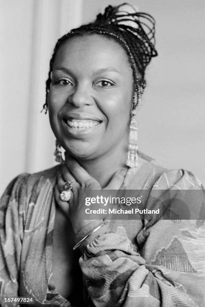 American soul singer, songwriter and musician Roberta Flack, London, 16th January 1973.