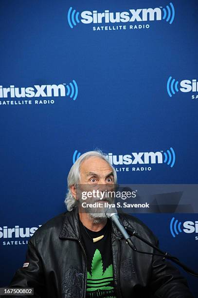 Comedian Tommy Chong attends "SiriusXM's Town Hall with Cheech & Chong" moderated by Artie Lange at the SiriusXM Studios on April 25, 2013 in New...