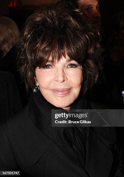 Carole Bayer Sager attends the "I'll Eat You Last: A Chat With Sue Mengers" Broadway opening night at The Booth Theater on April 24, 2013 in New York...