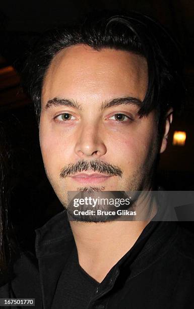 Jack Huston attends the "I'll Eat You Last: A Chat With Sue Mengers" Broadway opening night at The Booth Theater on April 24, 2013 in New York City.