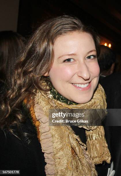 Sophie von Haselberg attends the "I'll Eat You Last: A Chat With Sue Mengers" Broadway opening night at The Booth Theater on April 24, 2013 in New...