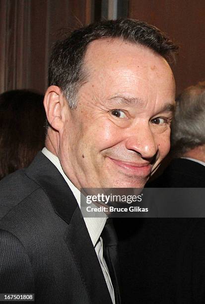 Ben Brantley attends the "I'll Eat You Last: A Chat With Sue Mengers" Broadway opening night at The Booth Theater on April 24, 2013 in New York City.