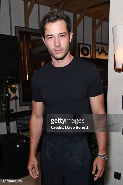 Francisco Lachowski attends the Perfect X Valentino LFW party supported by Belvedere Vodka at 1 Hotel Mayfair on September 18, 2023 in London,...