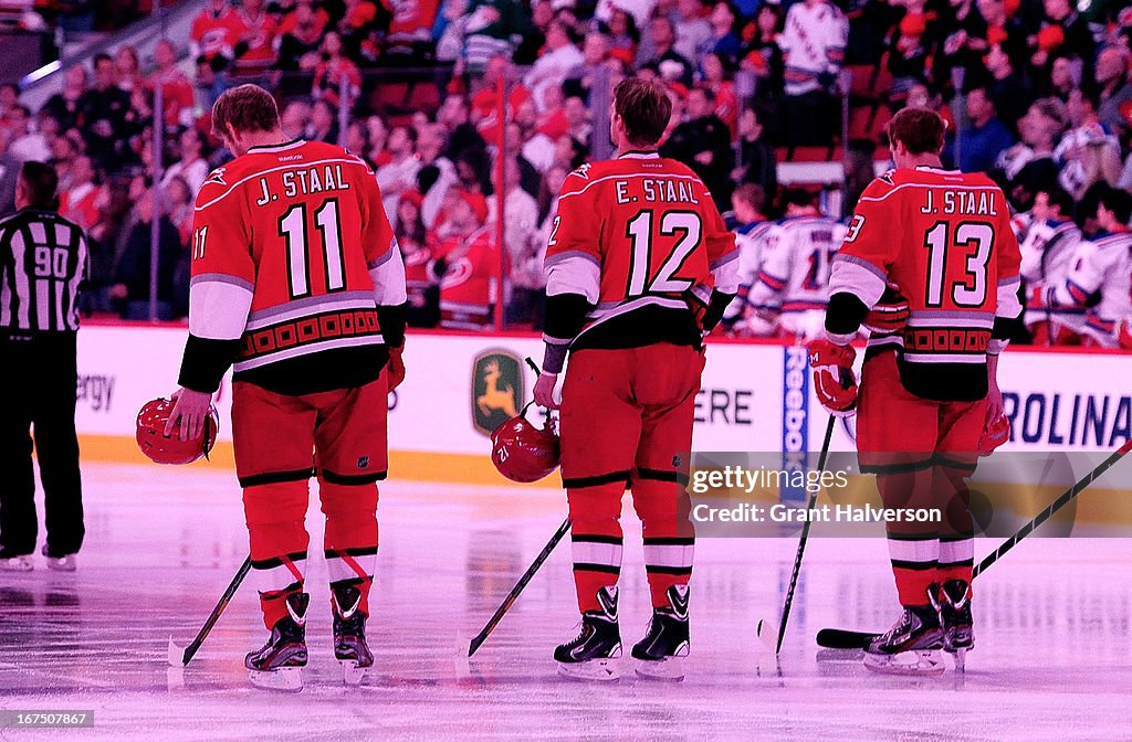 New York Rangers v Carolina Hurricanes