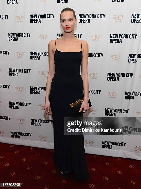 Aleksandra Cvetkovic attends the 2013 New York City Opera Spring Gala at New York City Center on April 25, 2013 in New York City.