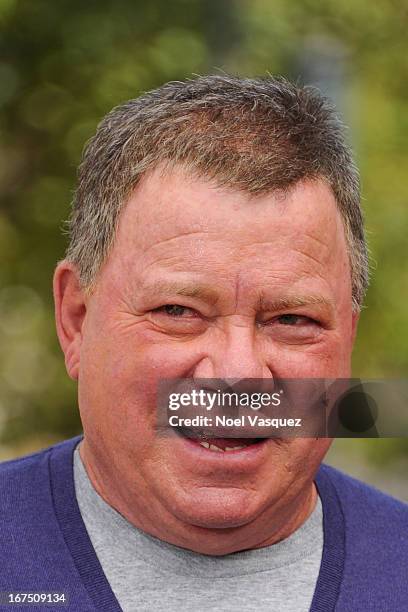 William Shatner visits "Extra" at The Grove on April 25, 2013 in Los Angeles, California.