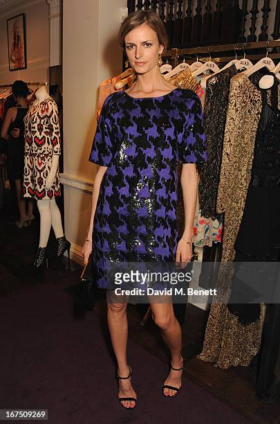 Jacquetta Wheeler attends the Frocks and Rocks Party hosted by Alice Temperley and Jade Jagger on April 25, 2013 in London, England.