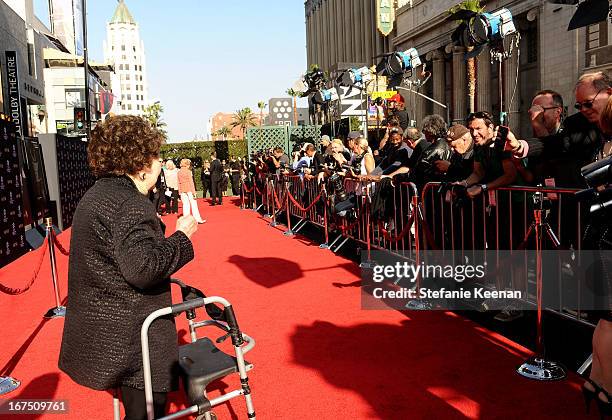 Actress Jane Withers attends the "Funny Girl" screening during the 2013 TCM Classic Film Festival Opening Night at TCL Chinese Theatre on April 25,...