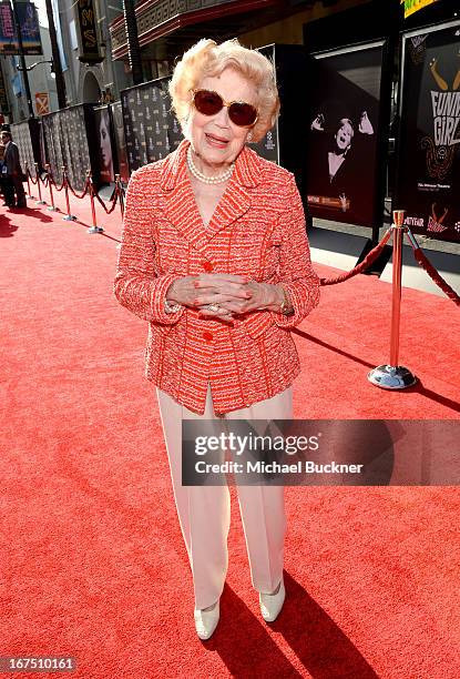 Actress Jacqueline White attends the "Funny Girl" screening during the 2013 TCM Classic Film Festival Opening Night at TCL Chinese Theatre on April...