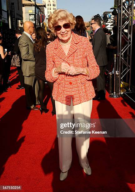 Actress Jacqueline White attends the "Funny Girl" screening during the 2013 TCM Classic Film Festival Opening Night at TCL Chinese Theatre on April...