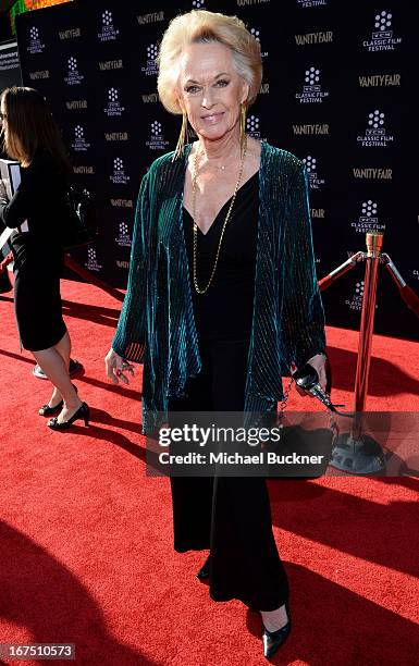 Actress Tippi Hedren attends the "Funny Girl" screening during the 2013 TCM Classic Film Festival Opening Night at TCL Chinese Theatre on April 25,...