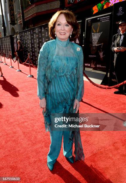 Actress Ann Blyth attends the "Funny Girl" screening during the 2013 TCM Classic Film Festival Opening Night at TCL Chinese Theatre on April 25, 2013...