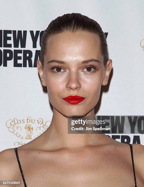 Aleksandra Cvetkovic attends the 2013 New York City Opera Spring Gala at New York City Center on April 25, 2013 in New York City.