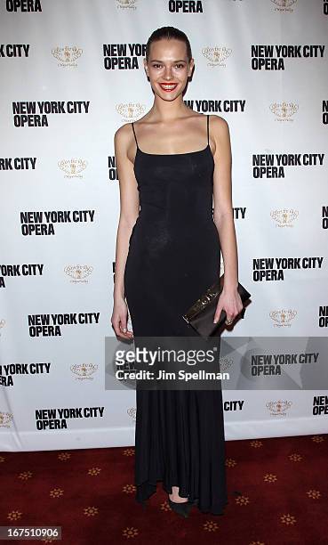 Aleksandra Cvetkovic attends the 2013 New York City Opera Spring Gala at New York City Center on April 25, 2013 in New York City.