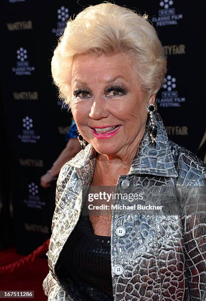 Actress Mitzi Gaynor attends the "Funny Girl" screening during the 2013 TCM Classic Film Festival Opening Night at TCL Chinese Theatre on April 25,...