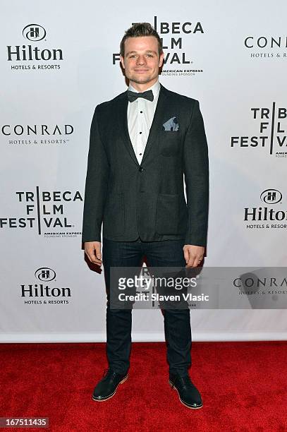 Gareth Baxendale attends the TFF Awards Night during the 2013 Tribeca Film Festival on April 25, 2013 in New York City.