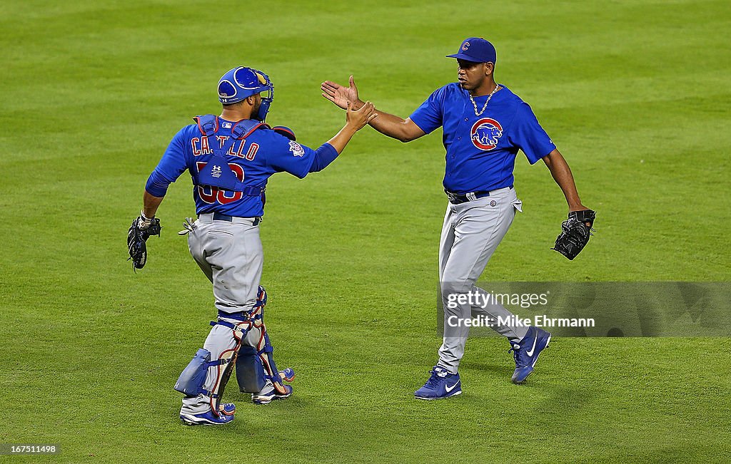 Chicago Cubs v Miami Marlins